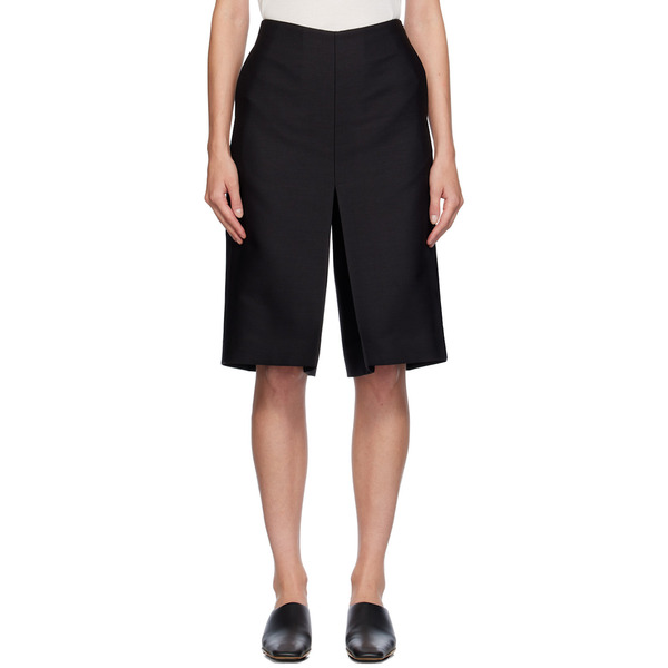  Gia Studios Black Layered Shorts 