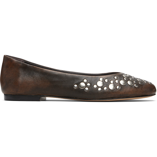  Gimaguas Brown Bailarina Studs Flats 