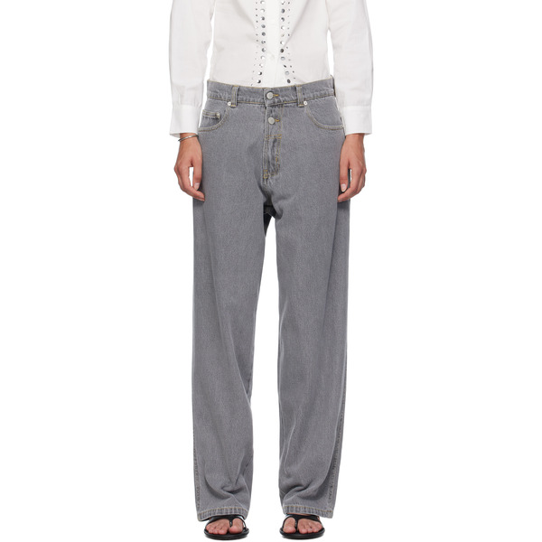  Gimaguas Gray Baggy Jeans 