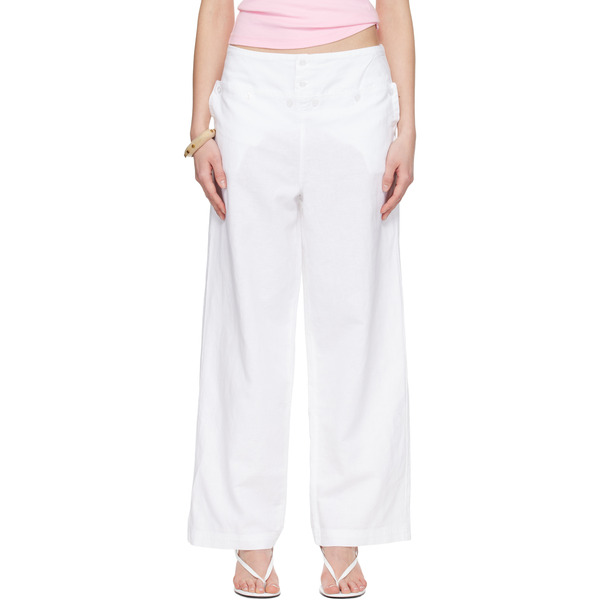  Gimaguas White Anna Trousers 