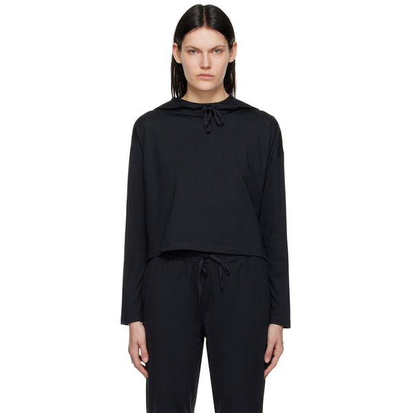  Girlfriend Collective Black Reset Hoodie 