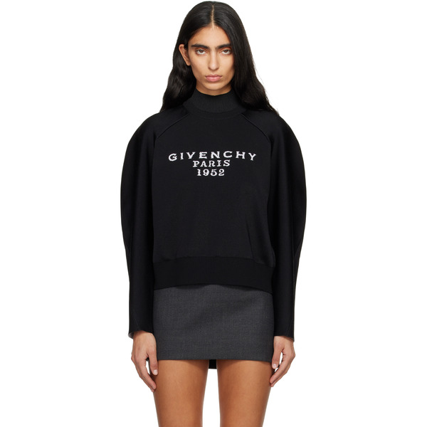  Givenchy Black 'givenchy' Signature Sweater 