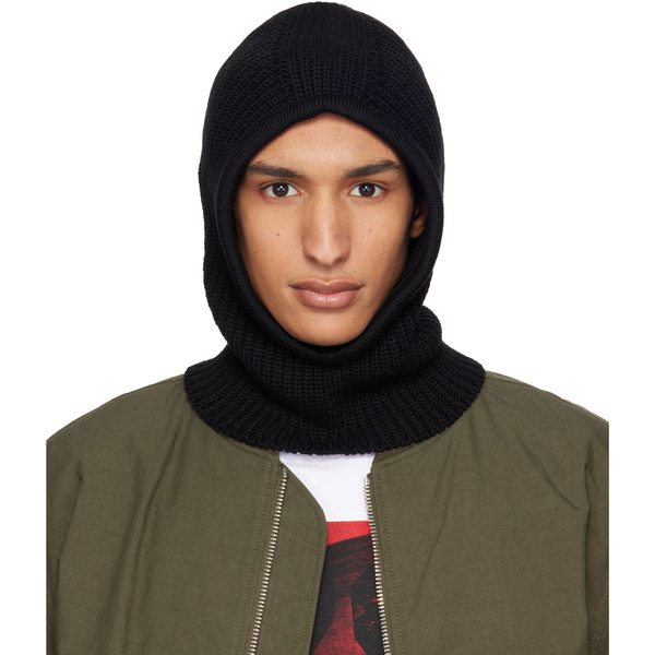  Givenchy Black Wool Balaclava 