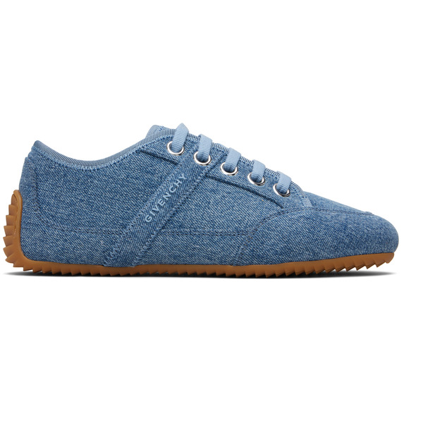  Givenchy Blue Slim Denim Sneakers 