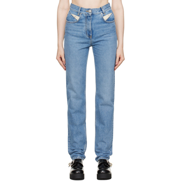  Givenchy Blue Slim Fit Yoke Jeans 