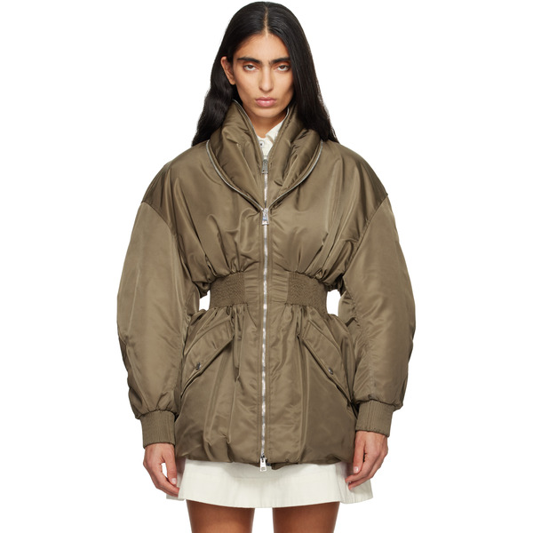  Givenchy Khaki Hourglass Bomber Jacket 