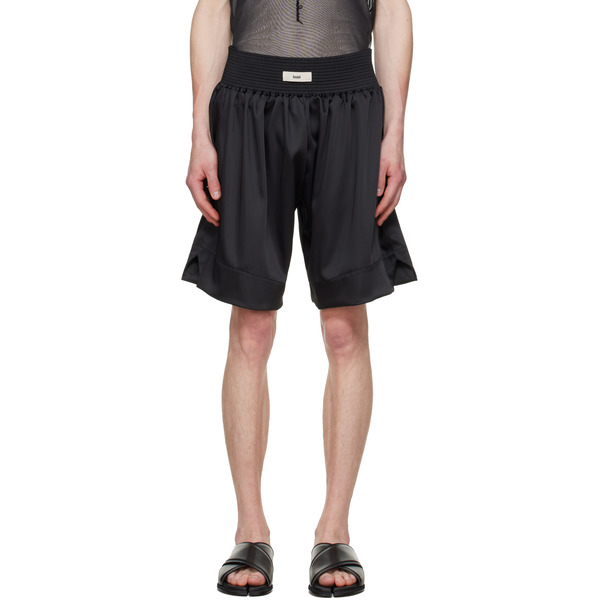  Gmbh Black Nusret Satin Boxing Shorts 
