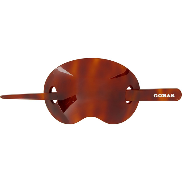  Gohar World Brown & Black Bean Barrette 