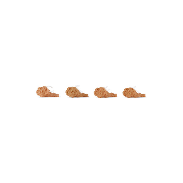  Gohar World Brown Fried Chicken Candle Set, 4 Pcs 
