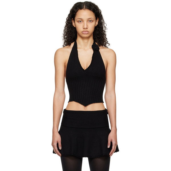  Guizio Black Alacant Tank Top 