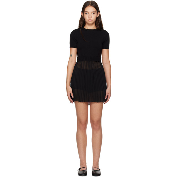  Guizio Black Evie Minidress 