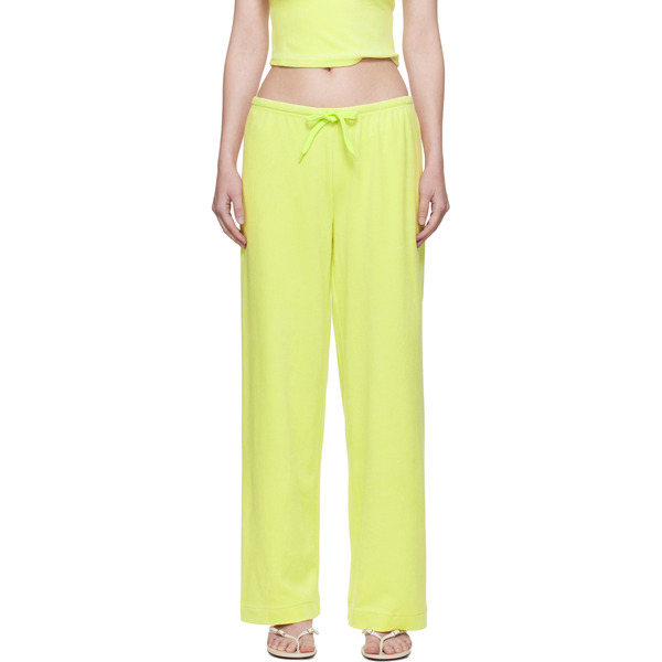  Guizio Green Dani Terry Lounge Pants 