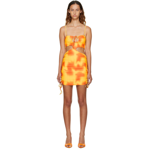  Guizio Ssense Exclusive Yellow & Orange Minidress 