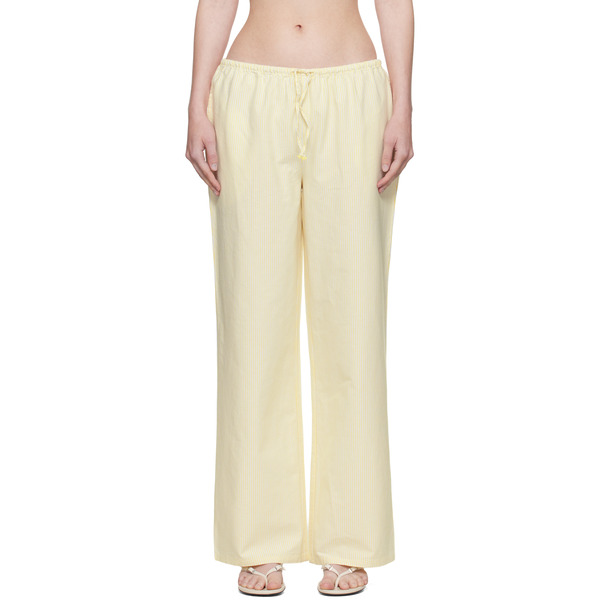  Guizio Yellow Stripe Lounge Pants 