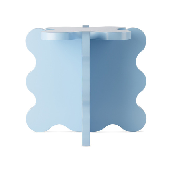  Gustaf Westman Objects Ssense Exclusive Blue Mini Curvy Table 