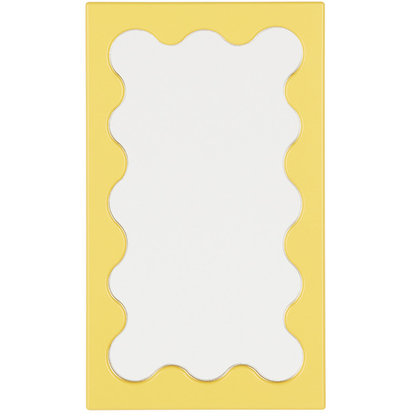  Gustaf Westman Objects Ssense Exclusive Yellow Curvy Micro Mirror 
