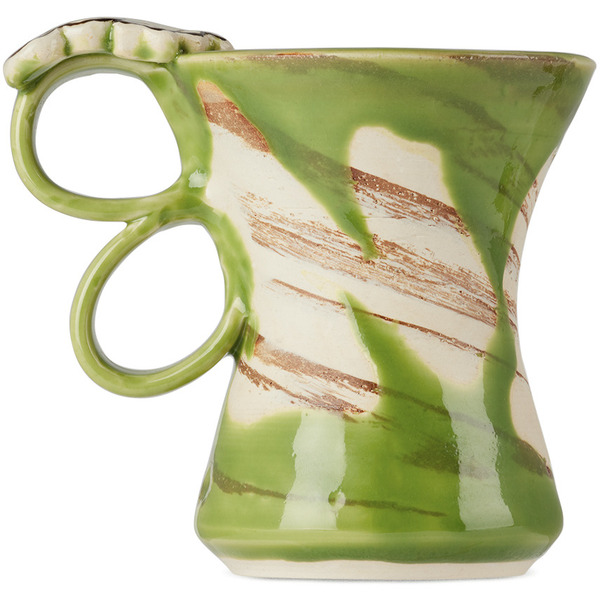  Handle With Care By Christian Moses Green New York Mug 