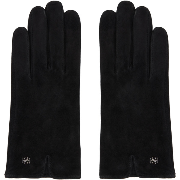  Handsome Stockholm Black Essentials Suede Gloves 