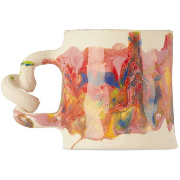  Harlie Brown Studio Multicolor Melted Marble Wiggle Mug 