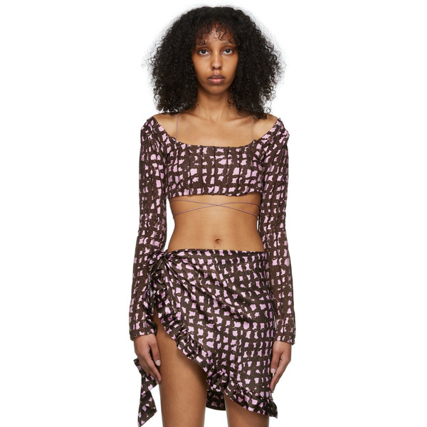  Helenamanzano Brown Cuerda T-shirt 