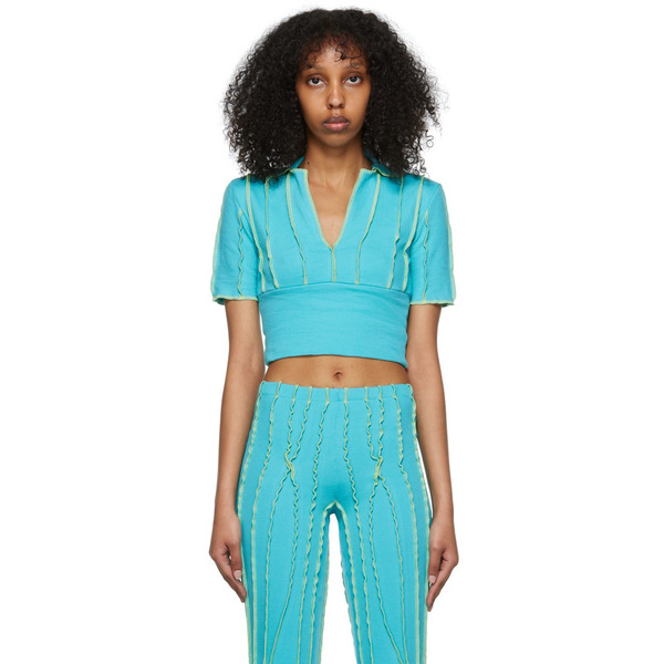  Helenamanzano Ssense Exclusive Blue Polo 