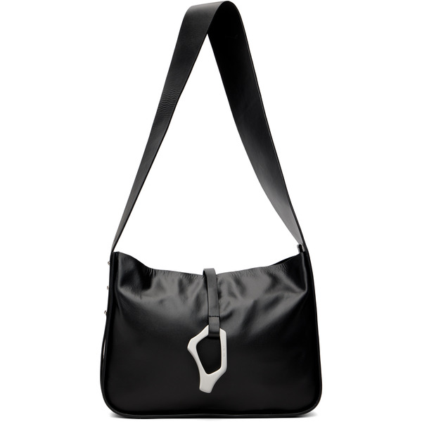  Heliot Emil Black Confluence Shoulder Bag 