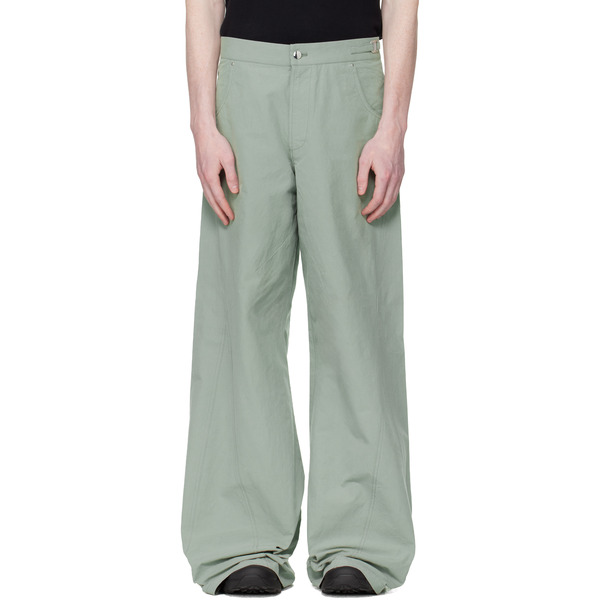  Heliot Emil Green Sella Trousers 