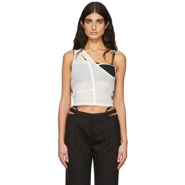  Heliot Emil White Dispar Tank Top 