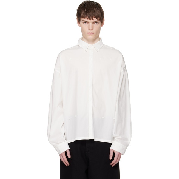  Heliot Emil White Falerae Ls Shirt 