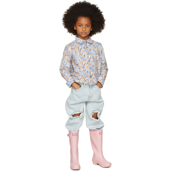  Helmstedt Ssense Exclusive Kids Blue Talvi Shirt 