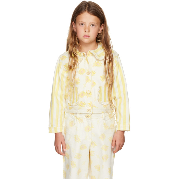  Helmstedt Ssense Exclusive Kids Off-white Ebi Denim Jacket 