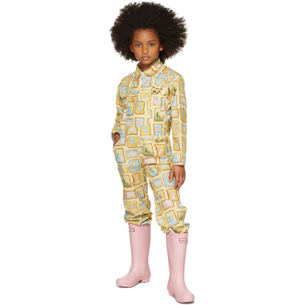  Helmstedt Ssense Exclusive Kids Yellow Bella Overalls 