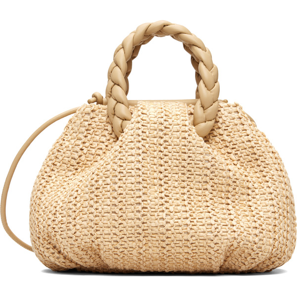  Hereu Beige Bombon M Raffia Bag 