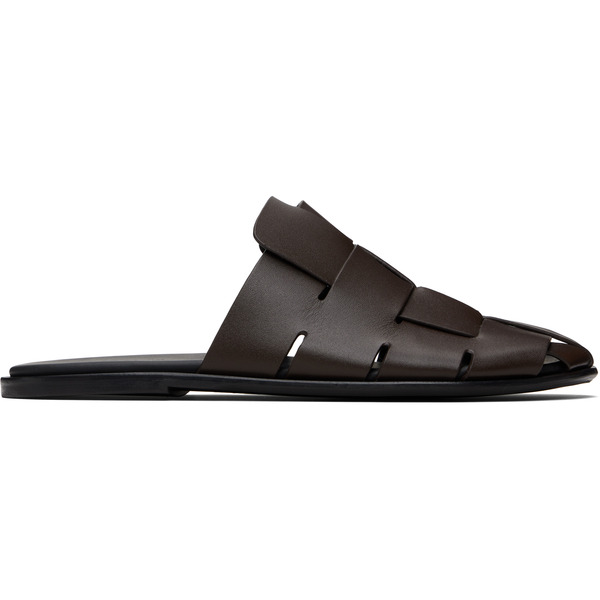  Hereu Brown Dira Slim Slip-on Loafers 