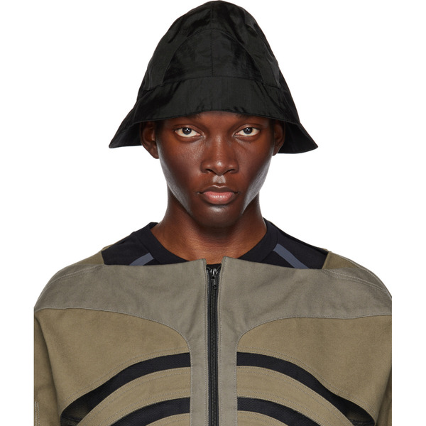  Hokita Black Drawstring Bucket Hat 