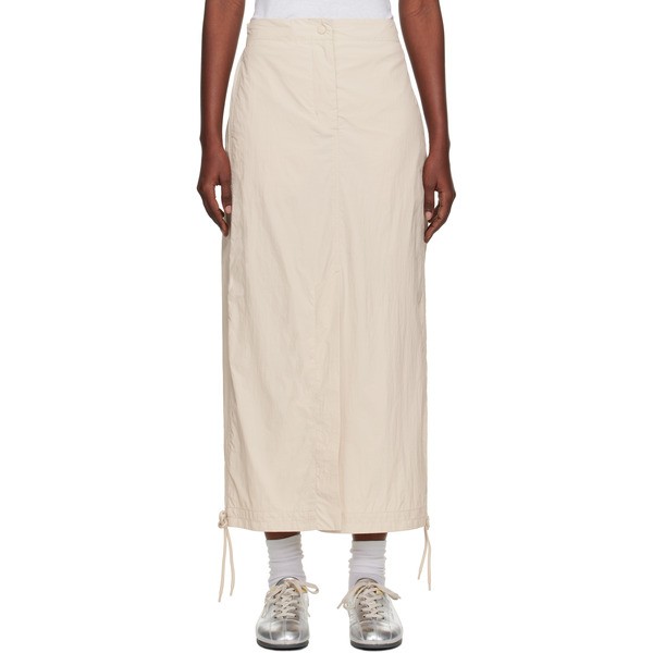  Holzweiler Beige Lt Track Maxi Skirt 