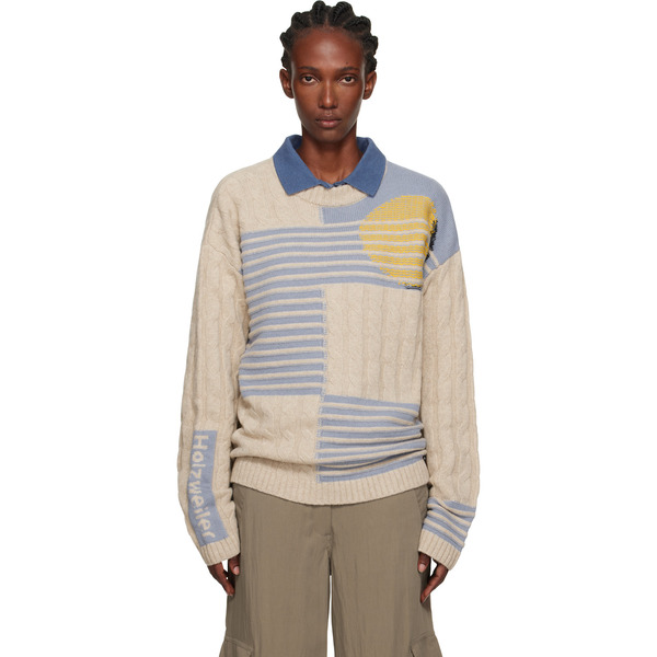  Holzweiler Gray Retro Sun Sweater 