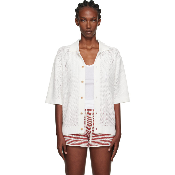 Holzweiler White Elio Shirt 