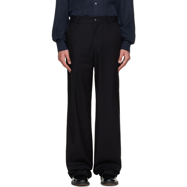  Hope Black Straight-fit Trousers 