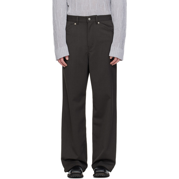  Hope Brown Loose-fit Stellar Trousers 