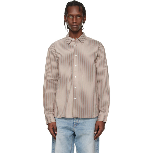  Hope Brown Relaxed Shirt 