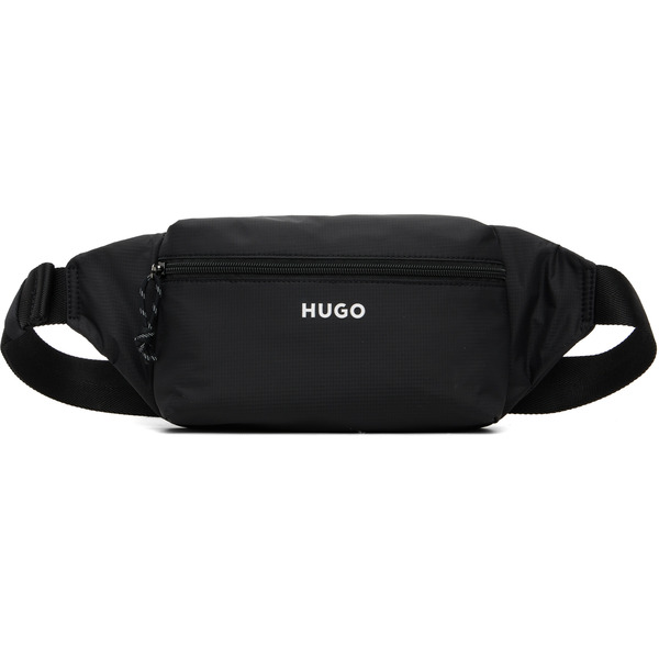  Hugo Black Logo Belt Bag 