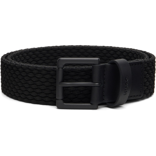  Hugo Black Woven Belt 