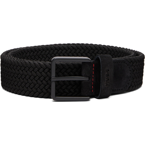  Hugo Black Woven Belt 