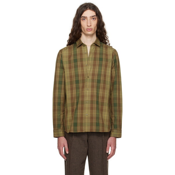  Hugo Green Check Shirt 