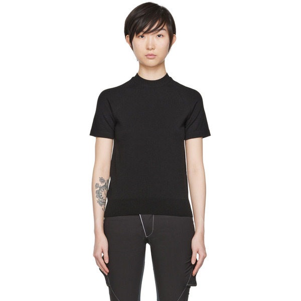  Hyein Seo Black Nylon Sweater 