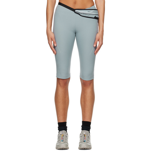  Hyein Seo Blue Belted Shorts 