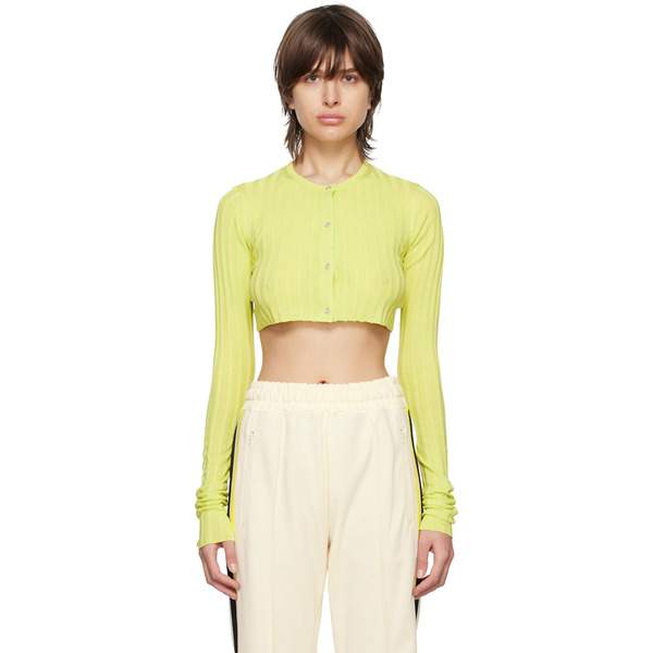  Inscrire Green Crewneck Cardigan 