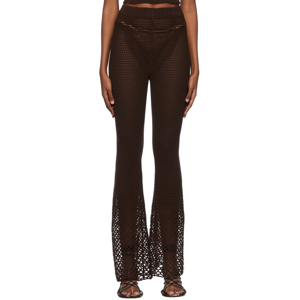  Isa Boulder Brown Acrylic Lounge Pants 