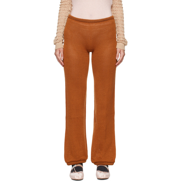  Isa Boulder Brown Isabella Straight Lounge Pants 
